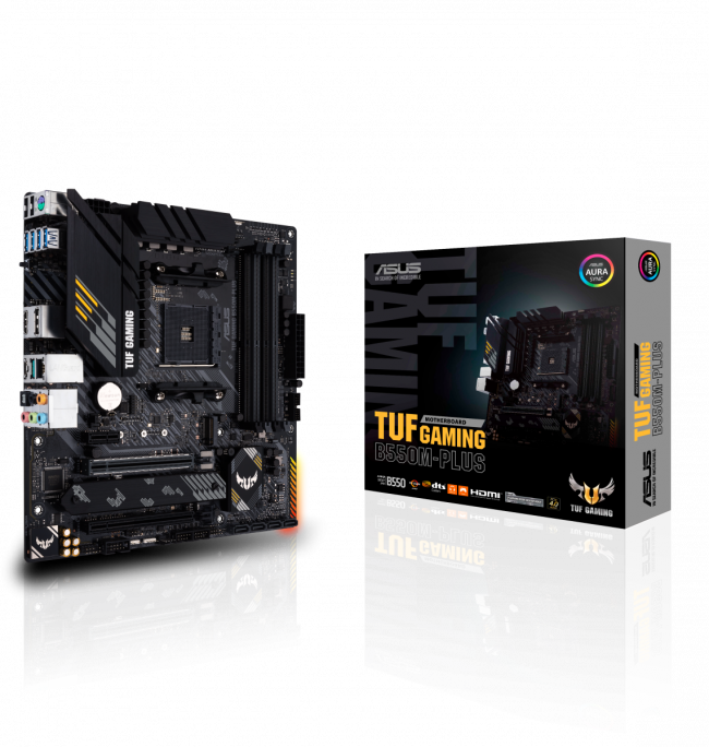 Материнская плата ASUS TUF GAMING B550M-PLUS — для бизнеса и офиса Материнская плата ASUS TUF GAMING B550M-PLUS — для бизнеса и офиса