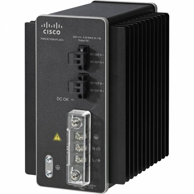 Блок питания Cisco PWR-IE170W-PC-AC= — для бизнеса и офиса Блок питания Cisco PWR-IE170W-PC-AC= — для бизнеса и офиса
