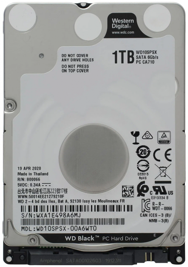 Жесткий диск WD WD10SPSX — для бизнеса и офиса Жесткий диск WD WD10SPSX — для бизнеса и офиса