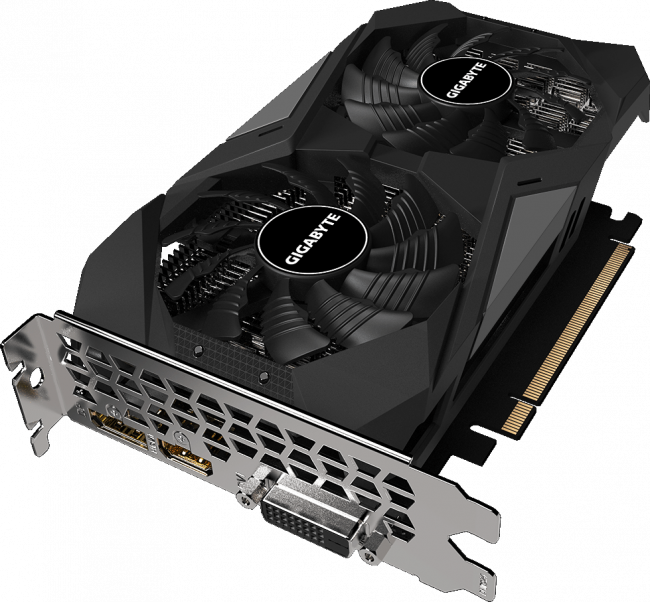 Видеокарта Gigabyte GeForce GTX 1650 D6 WINDFORCE OC 4G — для бизнеса и офиса Видеокарта Gigabyte GeForce GTX 1650 D6 WINDFORCE OC 4G — для бизнеса и офиса