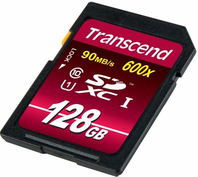 Карта памяти Transcend SDXC Class 10 UHS-I 600x — для бизнеса и офиса Карта памяти Transcend SDXC Class 10 UHS-I 600x — для бизнеса и офиса
