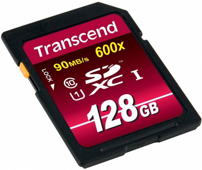 Карта памяти Transcend SDXC Class 10 UHS-I 600x — для бизнеса и офиса Карта памяти Transcend SDXC Class 10 UHS-I 600x — для бизнеса и офиса