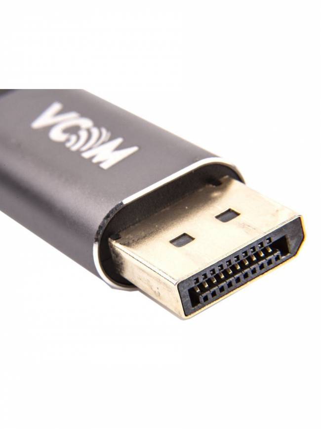Кабель-адаптер USB 3.1 Type-Cm --> DP(m) 4K@60Hz, 1.8m , Aluminium Shell,VCOM <CU422MC-1.8M> VCOM USB 3.2 Type-C (m) - DisplayPort (m) — для бизнеса и офиса Кабель-адаптер USB 3.1 Type-Cm --> DP(m) 4K@60Hz, 1.8m , Aluminium Shell,VCOM <CU422MC-1.8M> VCOM USB 3.2 Type-C (m) - DisplayPort (m) — для бизнеса и офиса