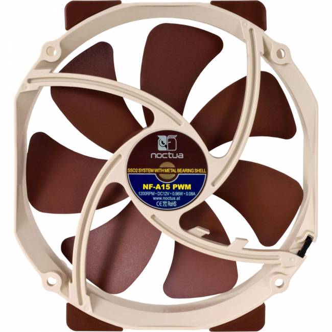Кулер для корпуса Noctua NF-A15 PWM — для бизнеса и офиса Кулер для корпуса Noctua NF-A15 PWM — для бизнеса и офиса