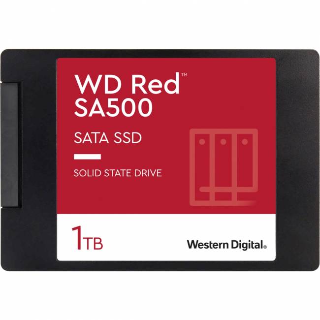 Твердотельные накопители WD Red SA500 1TB (WDS100T1R0A) — для бизнеса и офиса Твердотельные накопители WD Red SA500 1TB (WDS100T1R0A) — для бизнеса и офиса