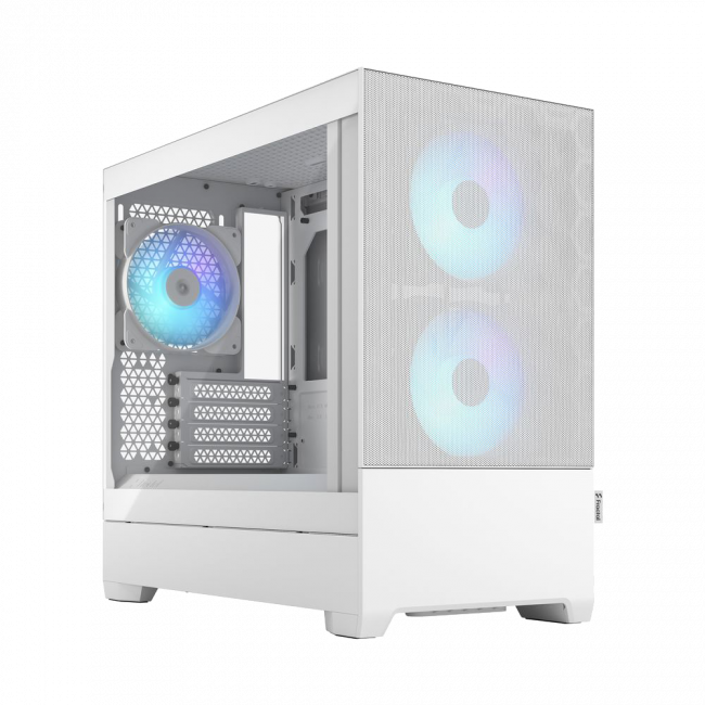 Корпус ПК без блока питания Корпус Design Pop Mini Air RGB TG Clear Tint (FD-C-POR1M-01) — для бизнеса и офиса Корпус ПК без блока питания Корпус Design Pop Mini Air RGB TG Clear Tint (FD-C-POR1M-01) — для бизнеса и офиса