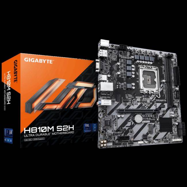 Материнская плата Gigabyte H810M S2H — для бизнеса и офиса Материнская плата Gigabyte H810M S2H — для бизнеса и офиса