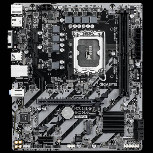 Материнская плата Gigabyte H810M S2H — для бизнеса и офиса Материнская плата Gigabyte H810M S2H — для бизнеса и офиса
