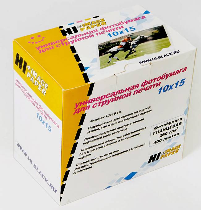 Фотобумага Hi-Image Paper глянцевая односторонняя, 10x15 см, 260 г/м2, 400 л. — для бизнеса и офиса Фотобумага Hi-Image Paper глянцевая односторонняя, 10x15 см, 260 г/м2, 400 л. — для бизнеса и офиса