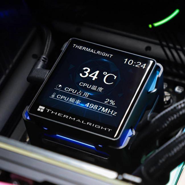 Система водяного охлаждения Thermalright E-VISION-360-BL-ARGB — для бизнеса и офиса Система водяного охлаждения Thermalright E-VISION-360-BL-ARGB — для бизнеса и офиса