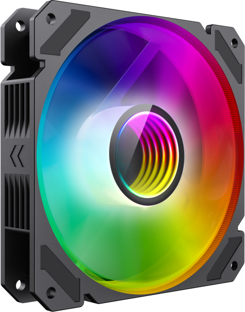 Кулер для корпуса ПК Gamemax FN-12Rainbow-C9-Infinity — для бизнеса и офиса Кулер для корпуса ПК Gamemax FN-12Rainbow-C9-Infinity — для бизнеса и офиса