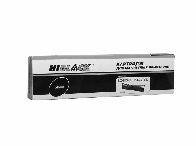 Картридж Hi-Black для Epson LQ-630, Bk, 8м, ПУ — для бизнеса и офиса Картридж Hi-Black для Epson LQ-630, Bk, 8м, ПУ — для бизнеса и офиса