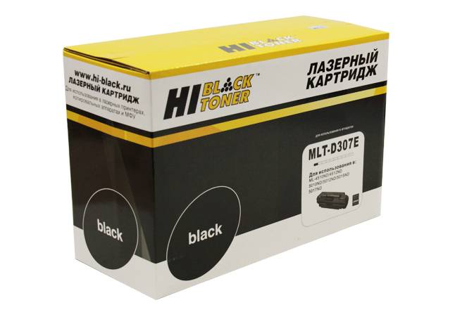 Тонер-картридж Hi-Black (HB-MLT-D307E) для Samsung ML-4510ND/5010ND/5015ND, Восстанов, 20K — для бизнеса и офиса Тонер-картридж Hi-Black (HB-MLT-D307E) для Samsung ML-4510ND/5010ND/5015ND, Восстанов, 20K — для бизнеса и офиса