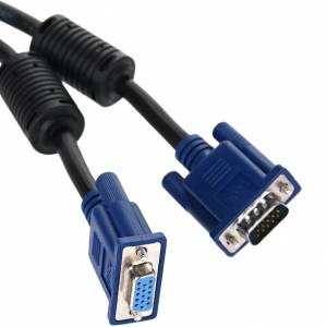 Кабель удлинительный Монитор-SVGA card (15M-15F) 3m, 2 фильтра VCOM <VVG6460-3M> VCOM VVG6460-3MO