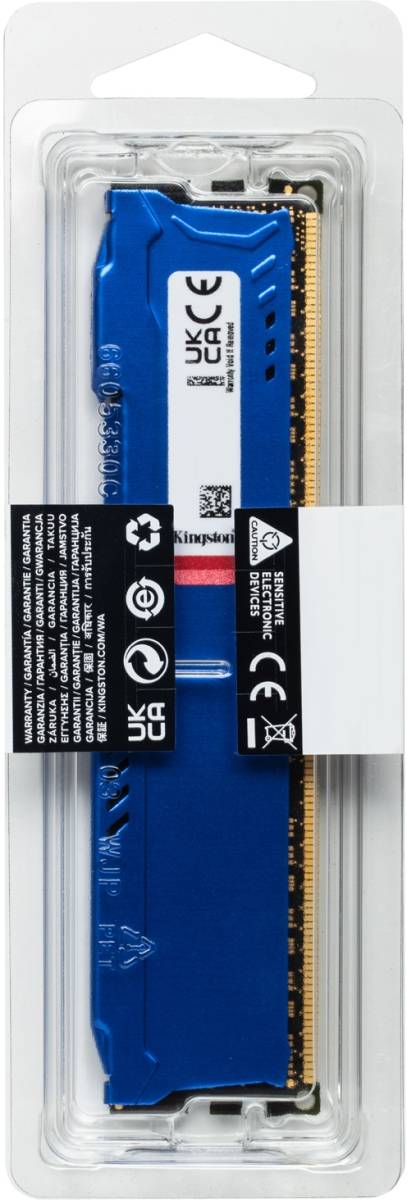 Память оперативная Kingston FURY Beast Blue KF316C10B/8 — для бизнеса и офиса Память оперативная Kingston FURY Beast Blue KF316C10B/8 — для бизнеса и офиса