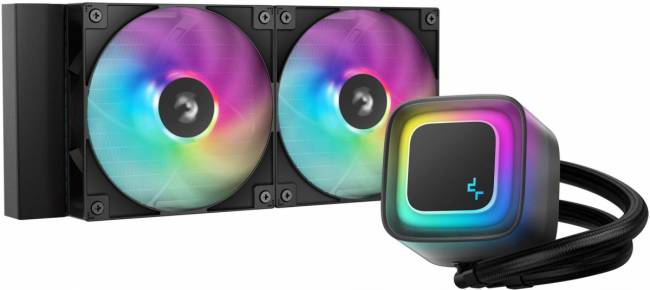 Система водяного охлаждения Deepcool R-LE240-BKAMMC-G-2 — для бизнеса и офиса Система водяного охлаждения Deepcool R-LE240-BKAMMC-G-2 — для бизнеса и офиса