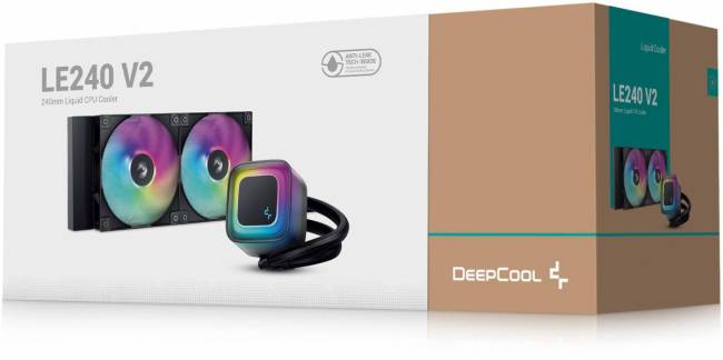 Система водяного охлаждения Deepcool R-LE240-BKAMMC-G-2 — для бизнеса и офиса Система водяного охлаждения Deepcool R-LE240-BKAMMC-G-2 — для бизнеса и офиса
