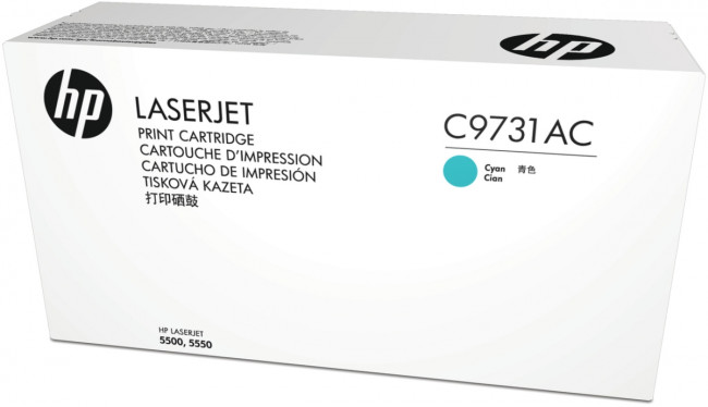 Тонер-картридж HP 645A Cyan Original LaserJet Toner Cartridge (C9731AC) — для бизнеса и офиса