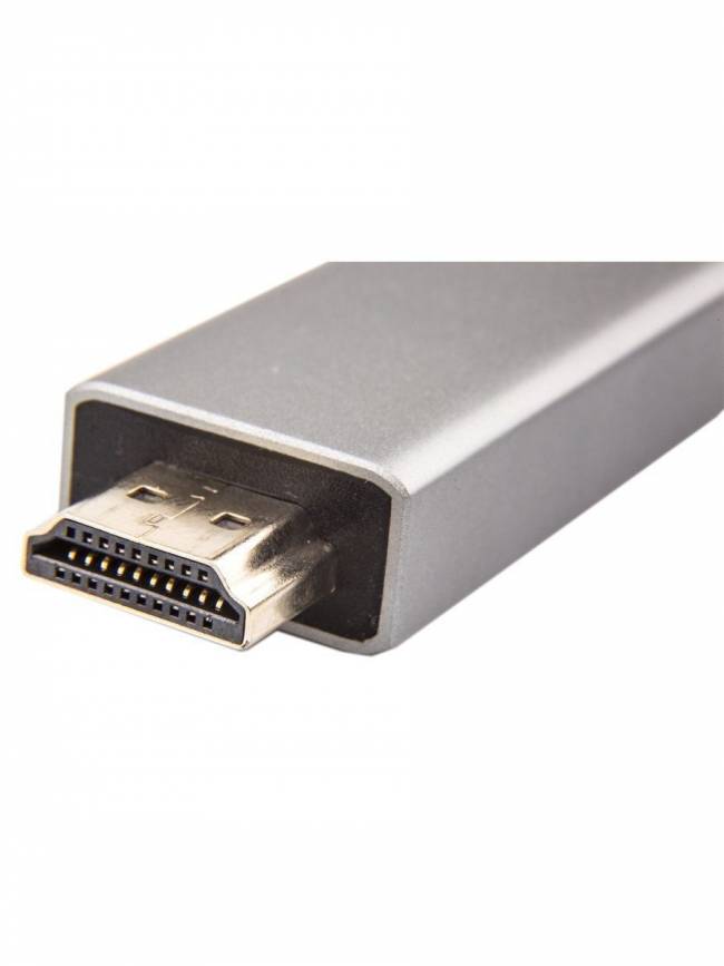 Кабель-адаптер USB 3.1 Type-Cm --> HDMI A(m) 4K@60Hz, 1.8m , PD, Alum Shell,VCOM <CU423MCPD-1.8M> VCOM USB 3.2 Type-C (m) - HDMI (m),USB 3.2 Type-C (m) — для бизнеса и офиса Кабель-адаптер USB 3.1 Type-Cm --> HDMI A(m) 4K@60Hz, 1.8m , PD, Alum Shell,VCOM <CU423MCPD-1.8M> VCOM USB 3.2 Type-C (m) - HDMI (m),USB 3.2 Type-C (m) — для бизнеса и офиса