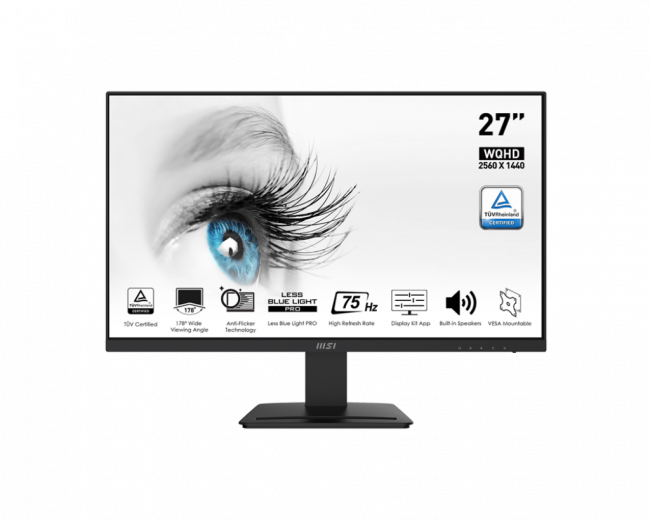 Монитор MSI PRO MP273QV — для бизнеса и офиса Монитор MSI PRO MP273QV — для бизнеса и офиса