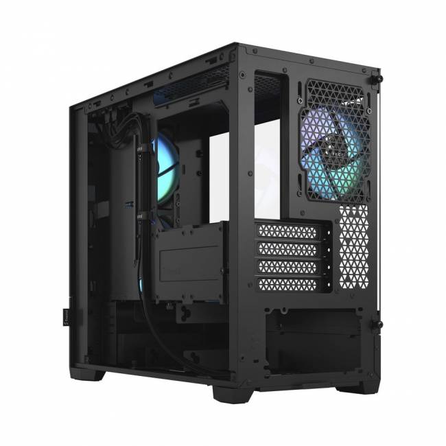 Корпус ПК без блока питания Корпус Design Pop Mini Air RGB TG Clear Tint (FD-C-POR1M-06) — для бизнеса и офиса Корпус ПК без блока питания Корпус Design Pop Mini Air RGB TG Clear Tint (FD-C-POR1M-06) — для бизнеса и офиса