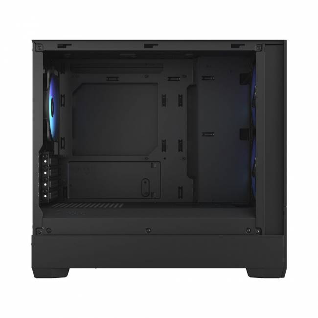 Корпус ПК без блока питания Корпус Design Pop Mini Air RGB TG Clear Tint (FD-C-POR1M-06) — для бизнеса и офиса Корпус ПК без блока питания Корпус Design Pop Mini Air RGB TG Clear Tint (FD-C-POR1M-06) — для бизнеса и офиса