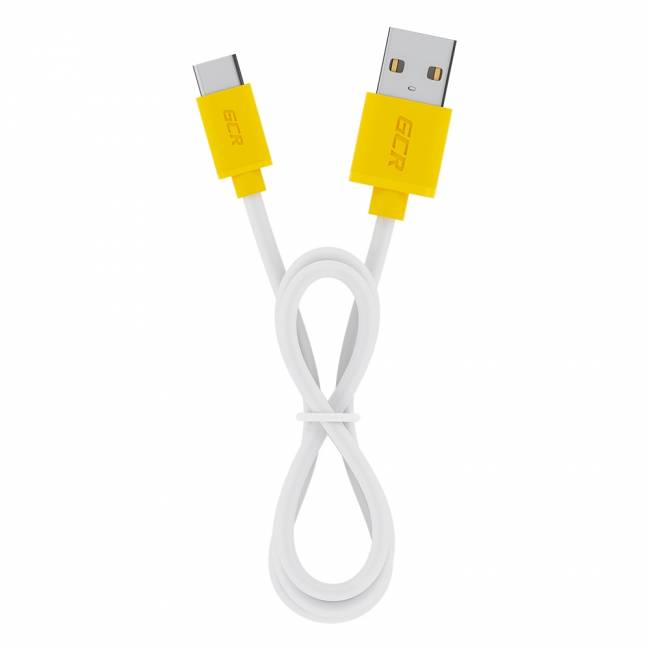 GCR Кабель 1.0m TypeC, белый, желтые коннекторы, быстрая зарядка, 28/24 AWG, GCR-53241 Greenconnect USB 2.0 Type-AM - USB 2.0 Type-C (m) 1 м — для бизнеса и офиса GCR Кабель 1.0m TypeC, белый, желтые коннекторы, быстрая зарядка, 28/24 AWG, GCR-53241 Greenconnect USB 2.0 Type-AM - USB 2.0 Type-C (m) 1 м — для бизнеса и офиса