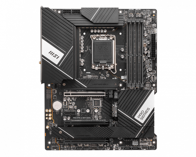Материнская плата MSI PRO Z790-A WIFI DDR4 — для бизнеса и офиса Материнская плата MSI PRO Z790-A WIFI DDR4 — для бизнеса и офиса