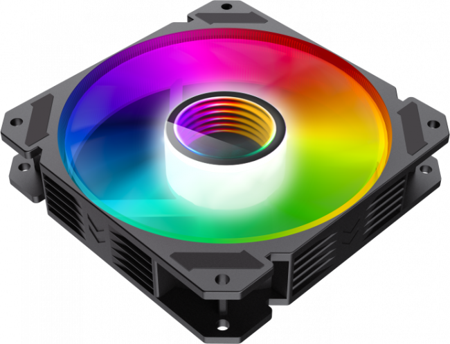 Кулер для корпуса ПК Gamemax FN-12Rainbow-C9 — для бизнеса и офиса