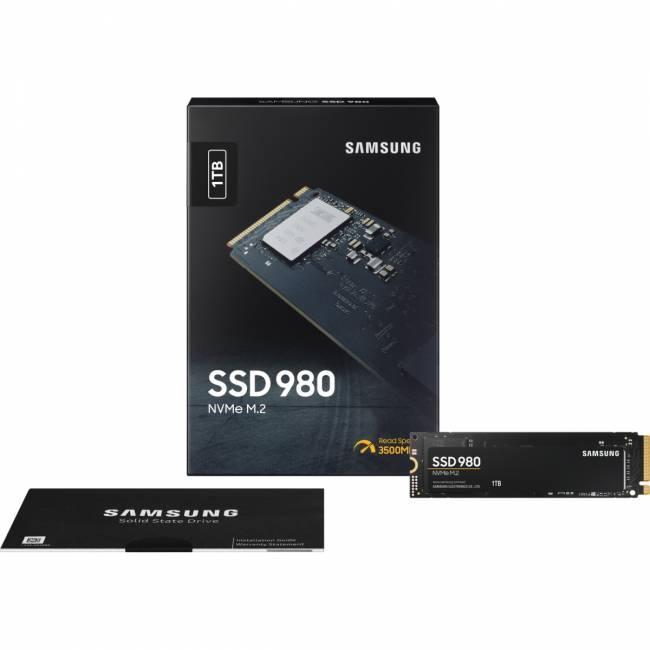 Твердотельные накопители Samsung 980 1000GB (MZ-V8V1T0BW) — для бизнеса и офиса Твердотельные накопители Samsung 980 1000GB (MZ-V8V1T0BW) — для бизнеса и офиса