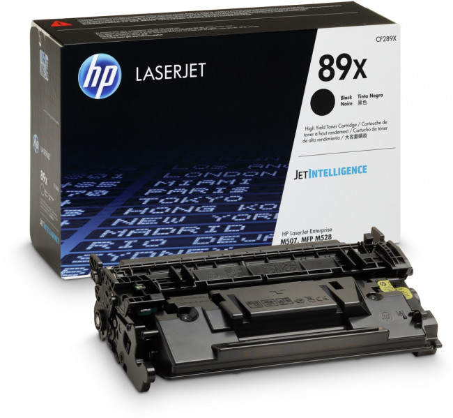 Тонер-картридж HP 89X Black Original LaserJet JetEnterprise Toner Cartridge (CF289X) — для бизнеса и офиса