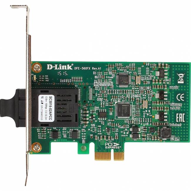 Адаптер Адаптер D-Link DFE-560FX/B (DFE-560FX/10/B1A) — для бизнеса и офиса Адаптер Адаптер D-Link DFE-560FX/B (DFE-560FX/10/B1A) — для бизнеса и офиса