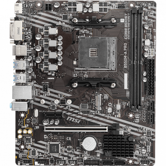 Материнская плата MSI B550M-A PRO — для бизнеса и офиса