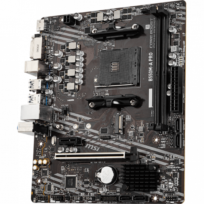 Материнская плата MSI B550M-A PRO — для бизнеса и офиса