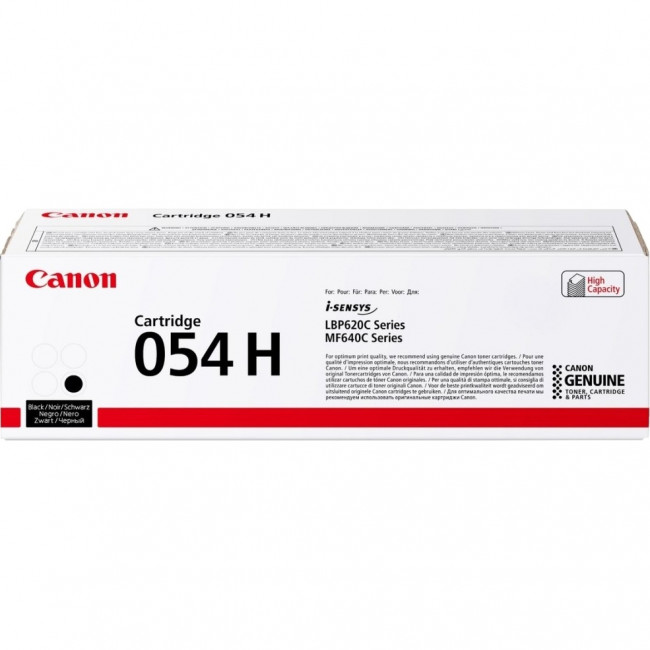 Тонер-картридж CANON 054 H (3028C002) — для бизнеса и офиса Тонер-картридж CANON 054 H (3028C002) — для бизнеса и офиса