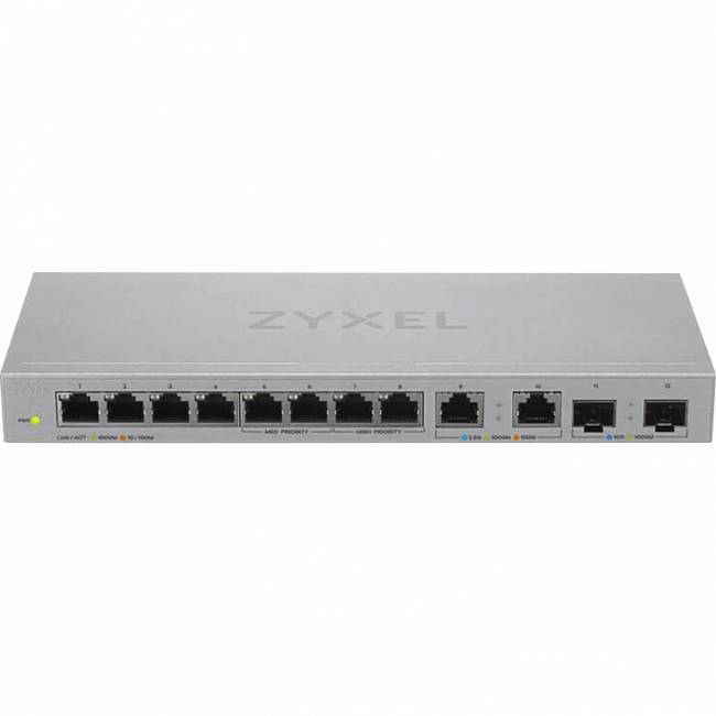 Коммутатор ZyXEL XGS1010-12-ZZ0102F — для бизнеса и офиса Коммутатор ZyXEL XGS1010-12-ZZ0102F — для бизнеса и офиса