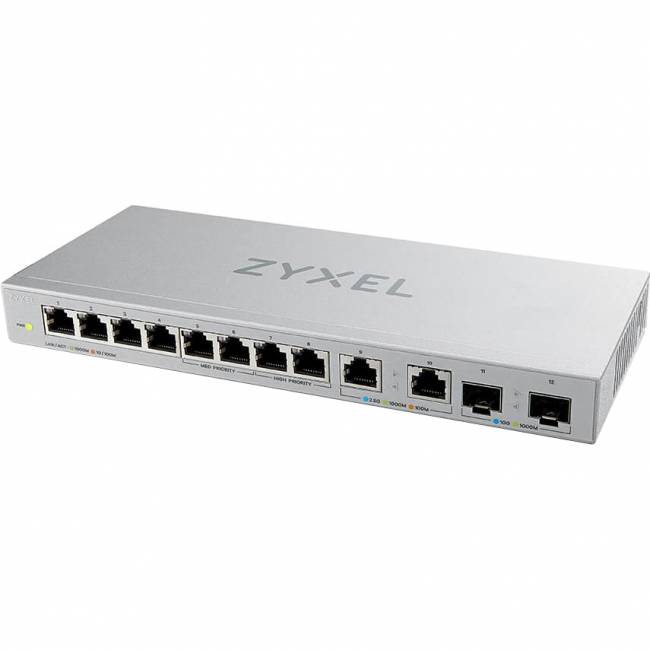 Коммутатор ZyXEL XGS1010-12-ZZ0102F — для бизнеса и офиса Коммутатор ZyXEL XGS1010-12-ZZ0102F — для бизнеса и офиса