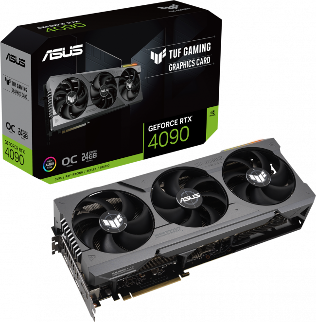 Видеокарта ASUS TUF-RTX4090-O24G-GAMING — для бизнеса и офиса Видеокарта ASUS TUF-RTX4090-O24G-GAMING — для бизнеса и офиса