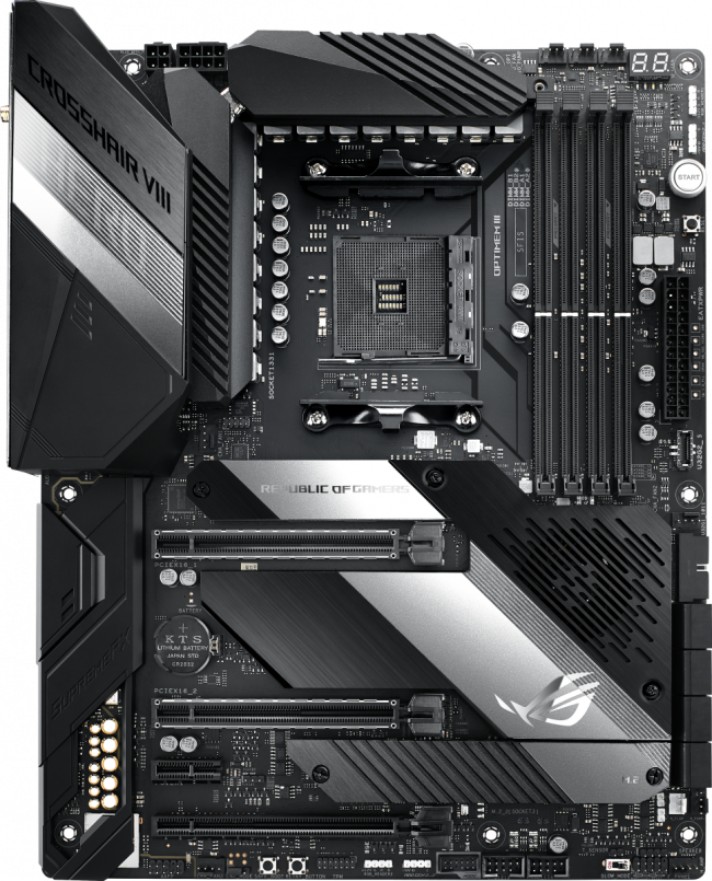 Материнская плата ASUS ROG Crosshair VIII Hero (Wi-Fi) — для бизнеса и офиса Материнская плата ASUS ROG Crosshair VIII Hero (Wi-Fi) — для бизнеса и офиса