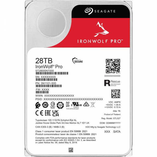Жесткий диск Seagate IronWolf Pro NAS 28Tb ST28000NT000 — для бизнеса и офиса Жесткий диск Seagate IronWolf Pro NAS 28Tb ST28000NT000 — для бизнеса и офиса