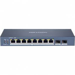 L2 Смарт-управляемый 8 1000M RJ45 PoE HikVision DS-3E1510P-SI