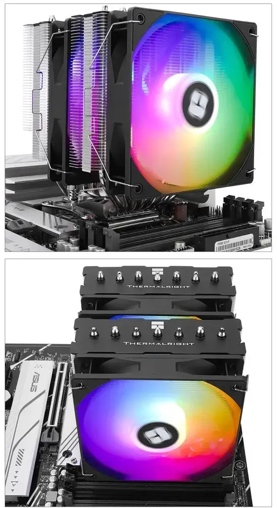 Кулер для процессора Thermalrigh Phantom Spirit 120 SE ARGB PS120-SE-ARGB — для бизнеса и офиса Кулер для процессора Thermalrigh Phantom Spirit 120 SE ARGB PS120-SE-ARGB — для бизнеса и офиса