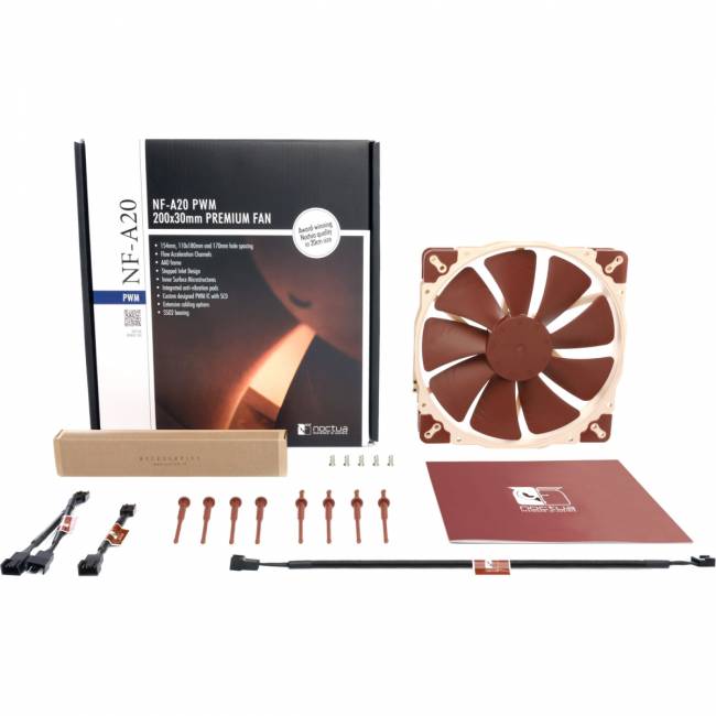 Кулер для корпуса Noctua NF-A20 PWM — для бизнеса и офиса Кулер для корпуса Noctua NF-A20 PWM — для бизнеса и офиса