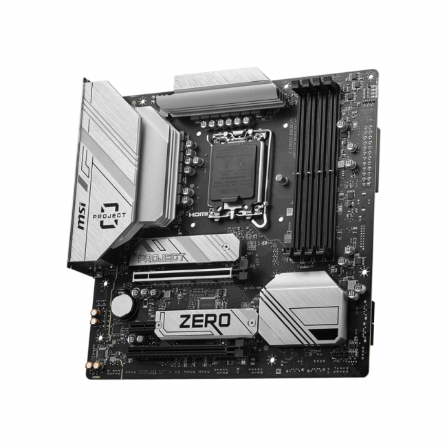 Материнская плата MSI B760M PROJECT ZERO — для бизнеса и офиса Материнская плата MSI B760M PROJECT ZERO — для бизнеса и офиса