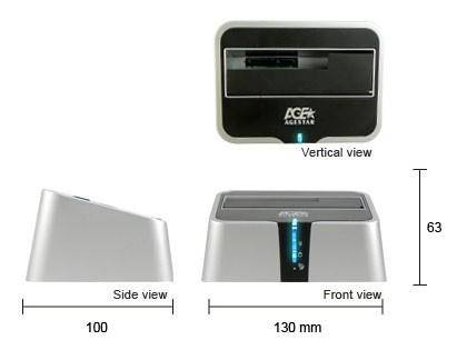Док-станция для HDD AgeStar 3UBT2 — для бизнеса и офиса Док-станция для HDD AgeStar 3UBT2 — для бизнеса и офиса
