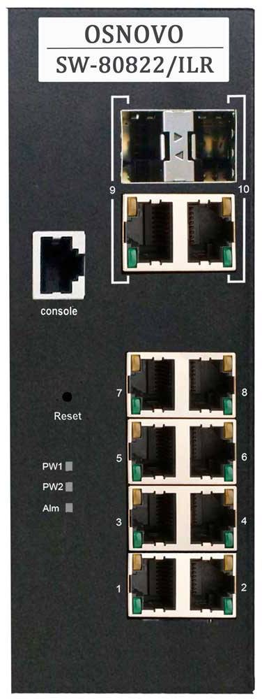 Коммутатор OSNOVO SW-80822/ILR — для бизнеса и офиса Коммутатор OSNOVO SW-80822/ILR — для бизнеса и офиса