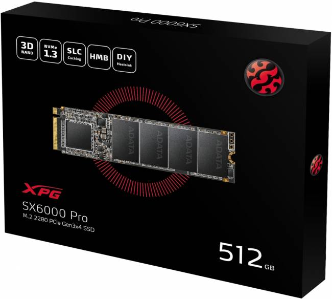 Твердотельный накопитель XPG SX6000 Pro ASX6000PNP-512GT-C — для бизнеса и офиса Твердотельный накопитель XPG SX6000 Pro ASX6000PNP-512GT-C — для бизнеса и офиса