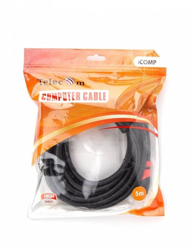 Кабель HDMI-19M --- HDMI-19M ver 2.0 4K*60Hz,5m 2F Telecom Pro <TCG220F-5M> VCOM HDMI (m) - HDMI (m) 5м — для бизнеса и офиса Кабель HDMI-19M --- HDMI-19M ver 2.0 4K*60Hz,5m 2F Telecom Pro <TCG220F-5M> VCOM HDMI (m) - HDMI (m) 5м — для бизнеса и офиса