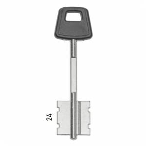 Заготовка дверного ключа Чиза-1 CIZ5DP 93*23,6*24,4мм