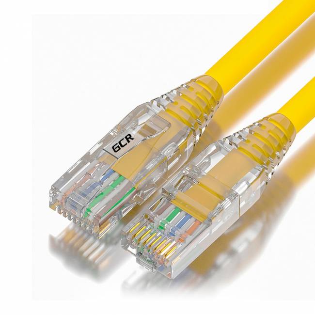 GCR Патч-корд 3.0m LSZH UTP кат.5e, желтый, коннектор ABS, 24 AWG, ethernet high speed 1 Гбит/с, RJ45, T568B, GCR-52667 Greenconnect RJ45(m) - RJ45(m) Cat. 5e UTP 3м желтый — для бизнеса и офиса GCR Патч-корд 3.0m LSZH UTP кат.5e, желтый, коннектор ABS, 24 AWG, ethernet high speed 1 Гбит/с, RJ45, T568B, GCR-52667 Greenconnect RJ45(m) - RJ45(m) Cat. 5e UTP 3м желтый — для бизнеса и офиса